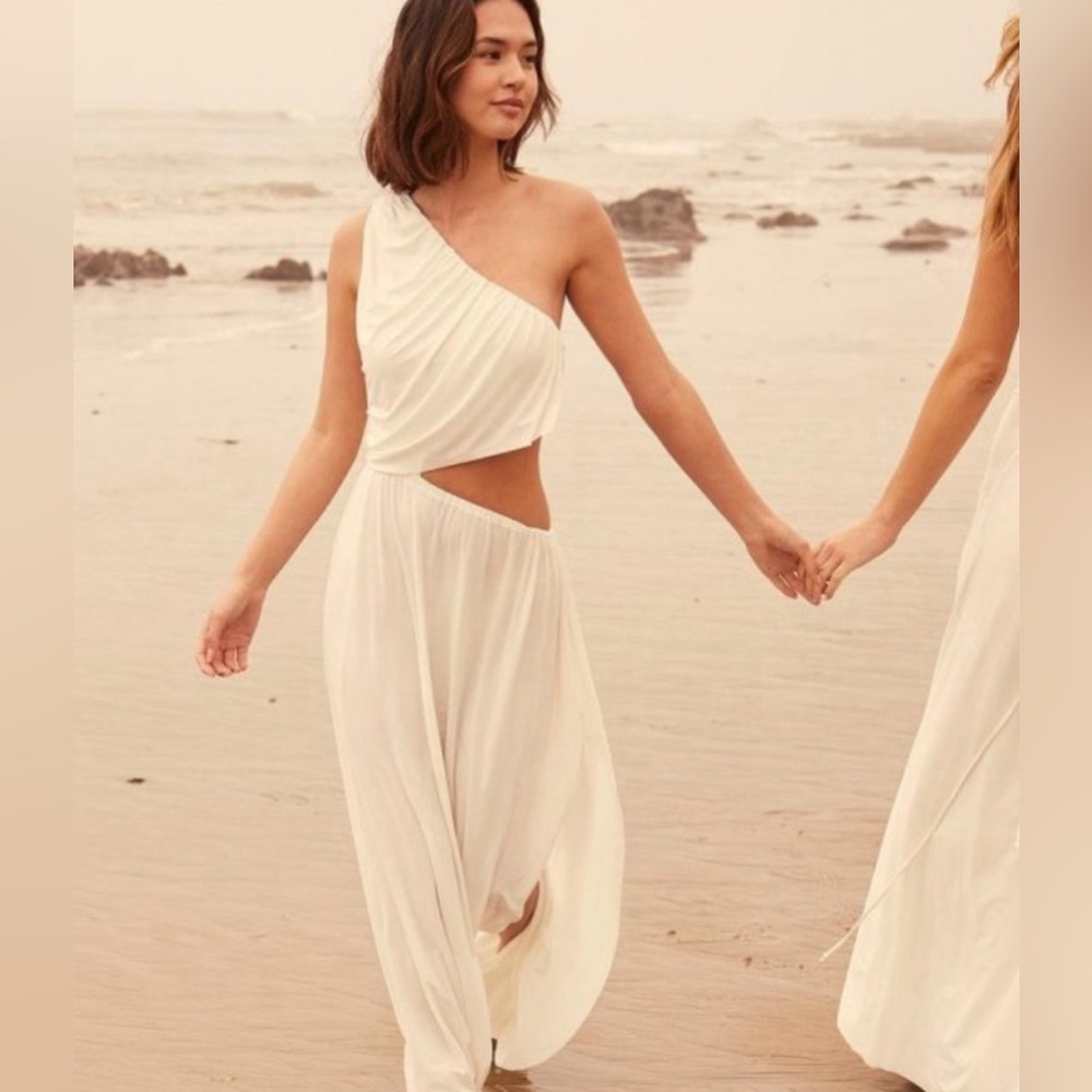 MISA - CALLIOPE DRESS - OFF WHITE VENEZIA Small NWT